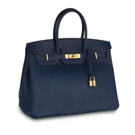 Birkin 35 - Blue Saphir