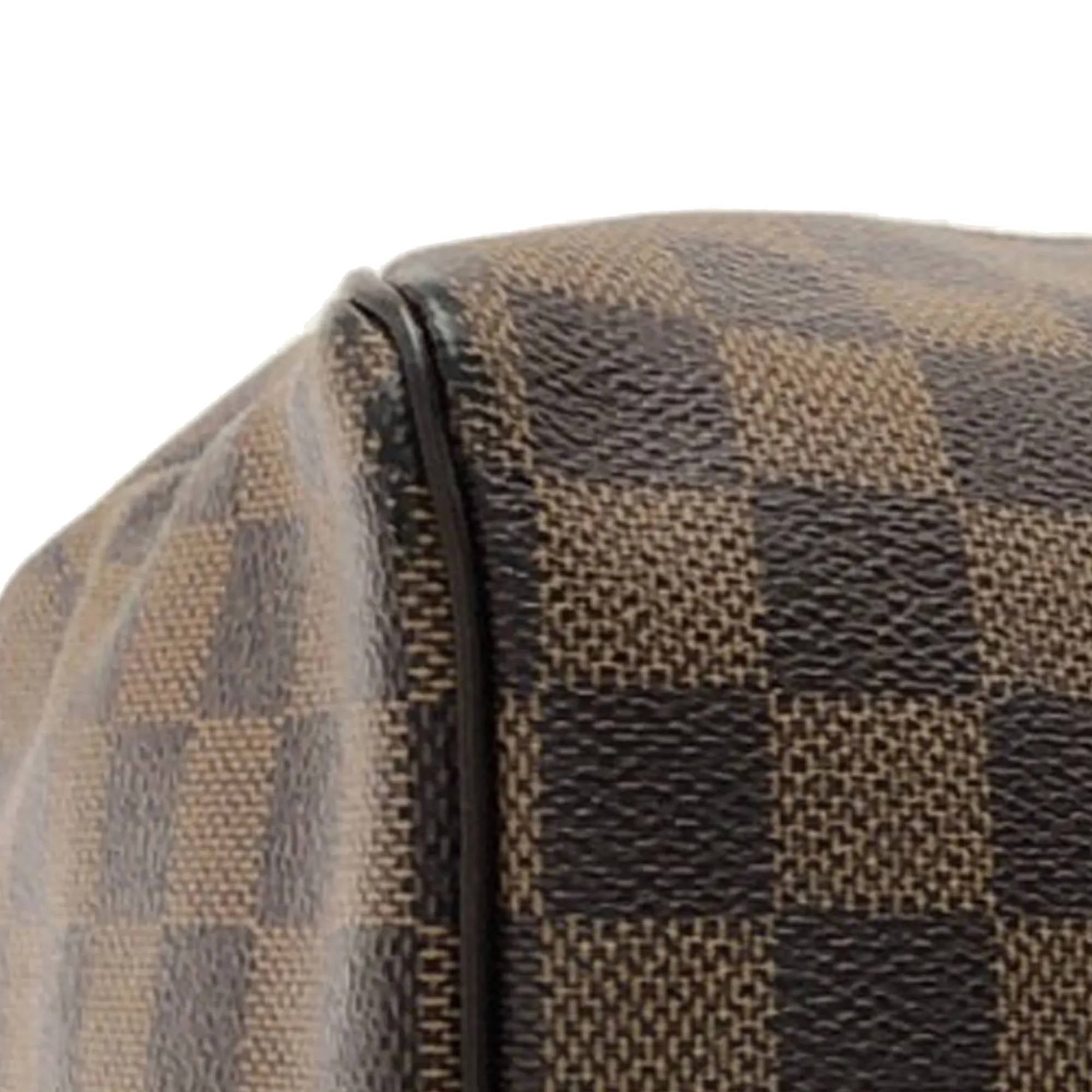 Brown Louis Vuitton Damier Ebene Speedy 25 Boston Bag