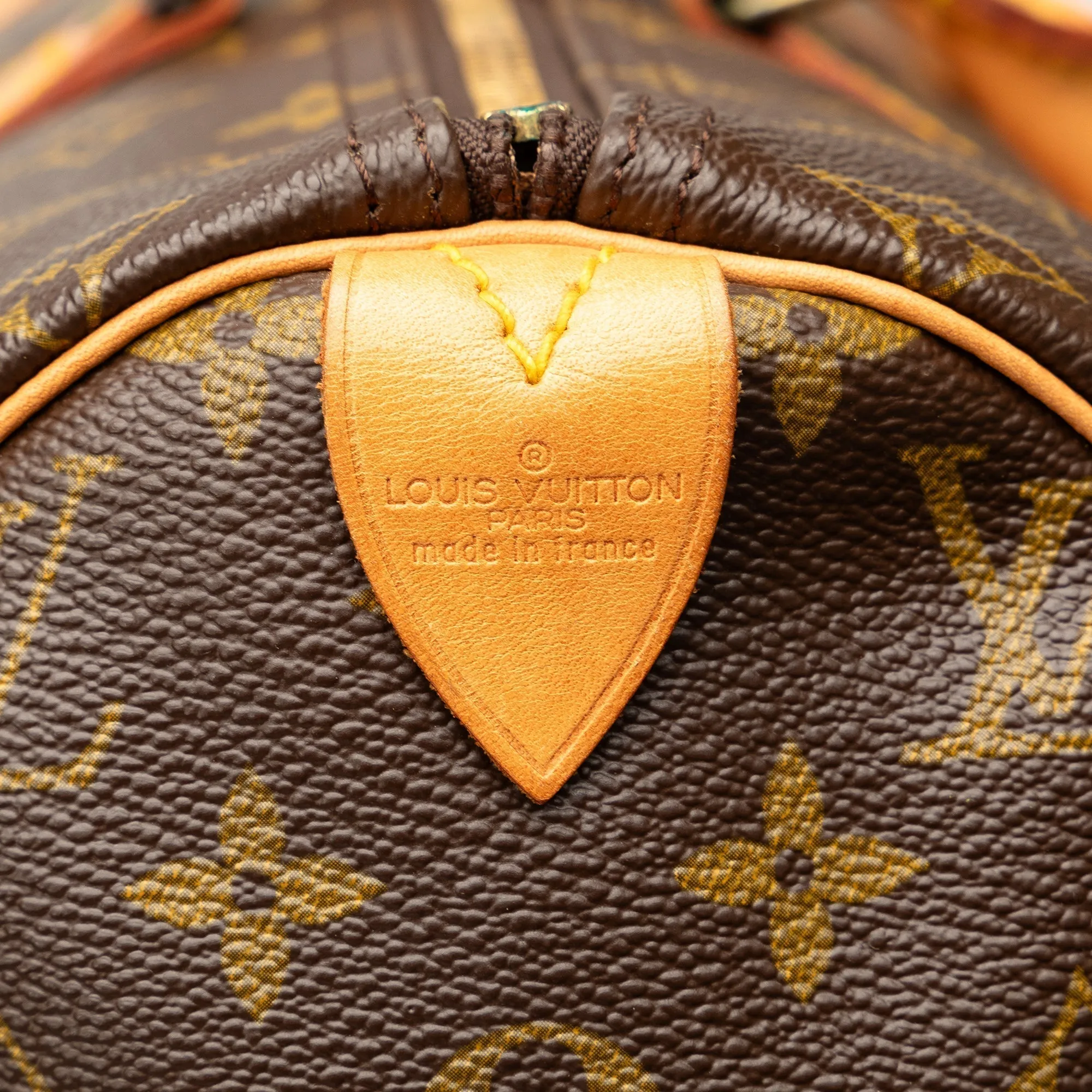 Brown Louis Vuitton Monogram Speedy 40 Boston Bag