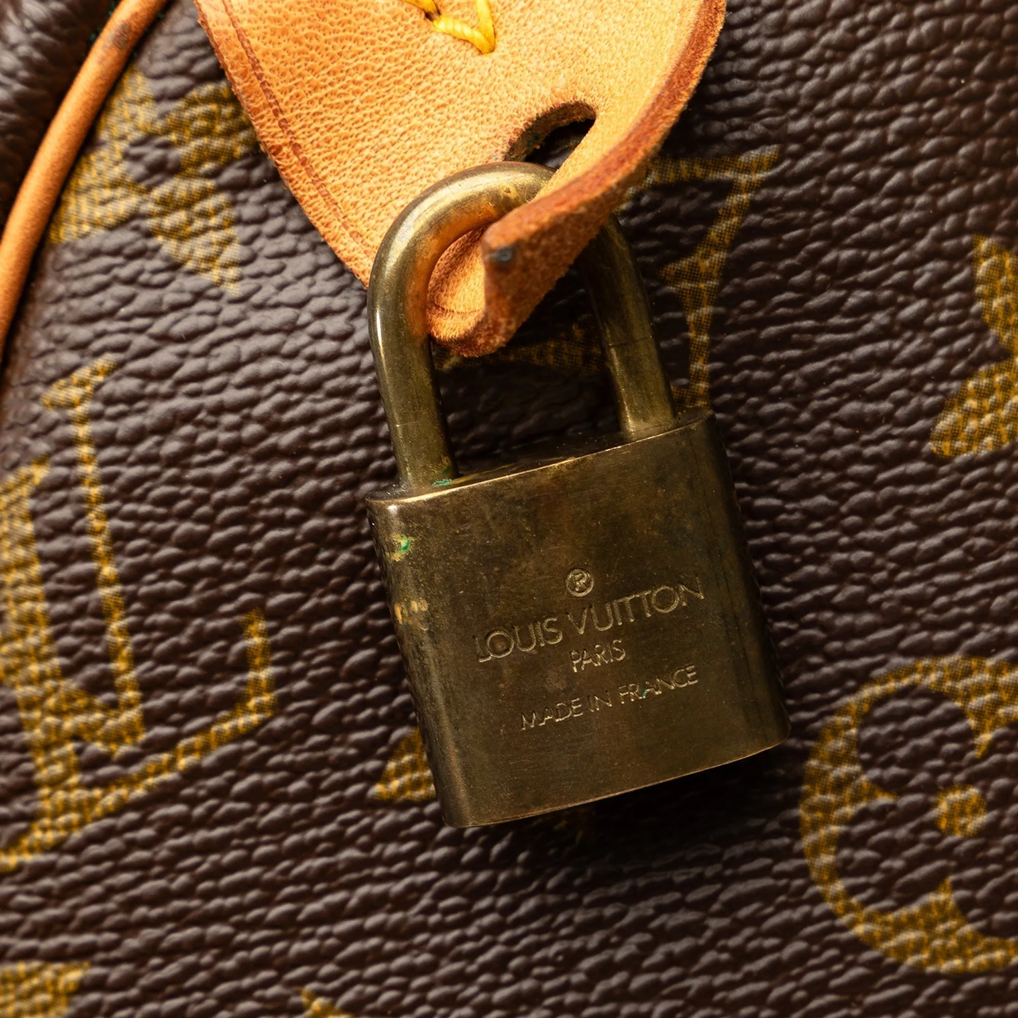 Brown Louis Vuitton Monogram Speedy 40 Boston Bag