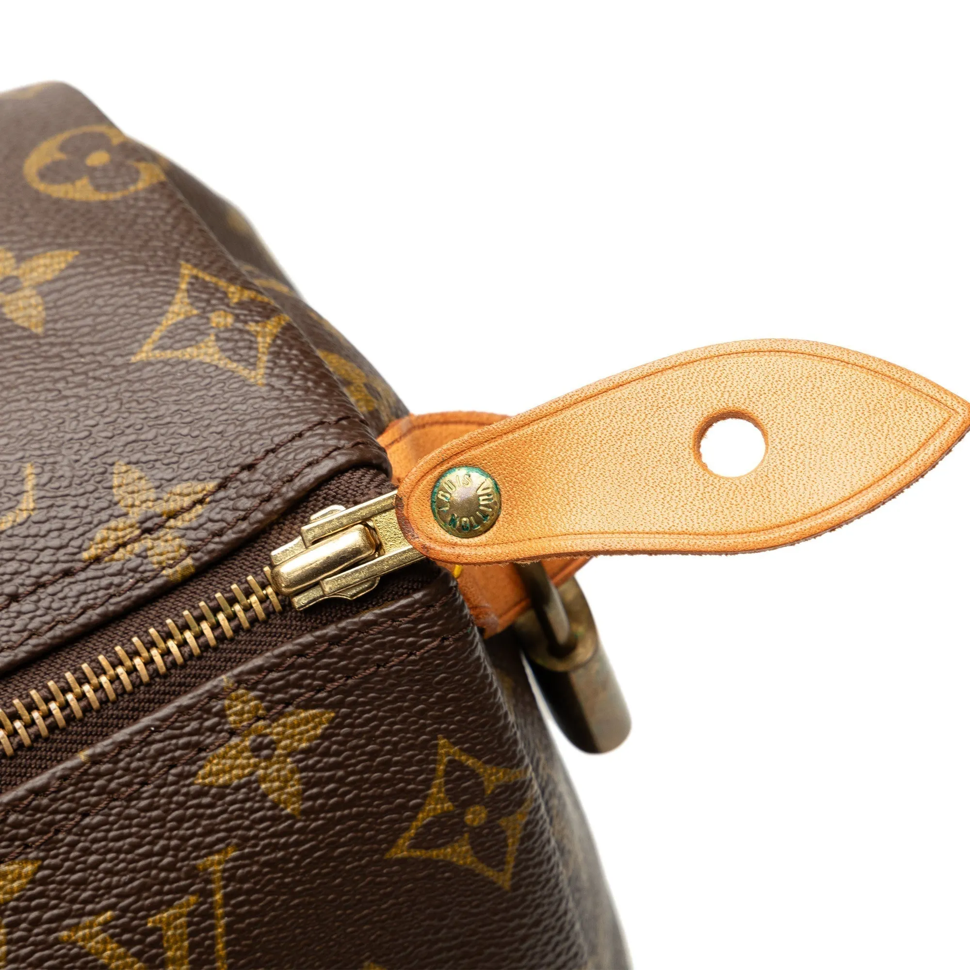 Brown Louis Vuitton Monogram Speedy 40 Boston Bag