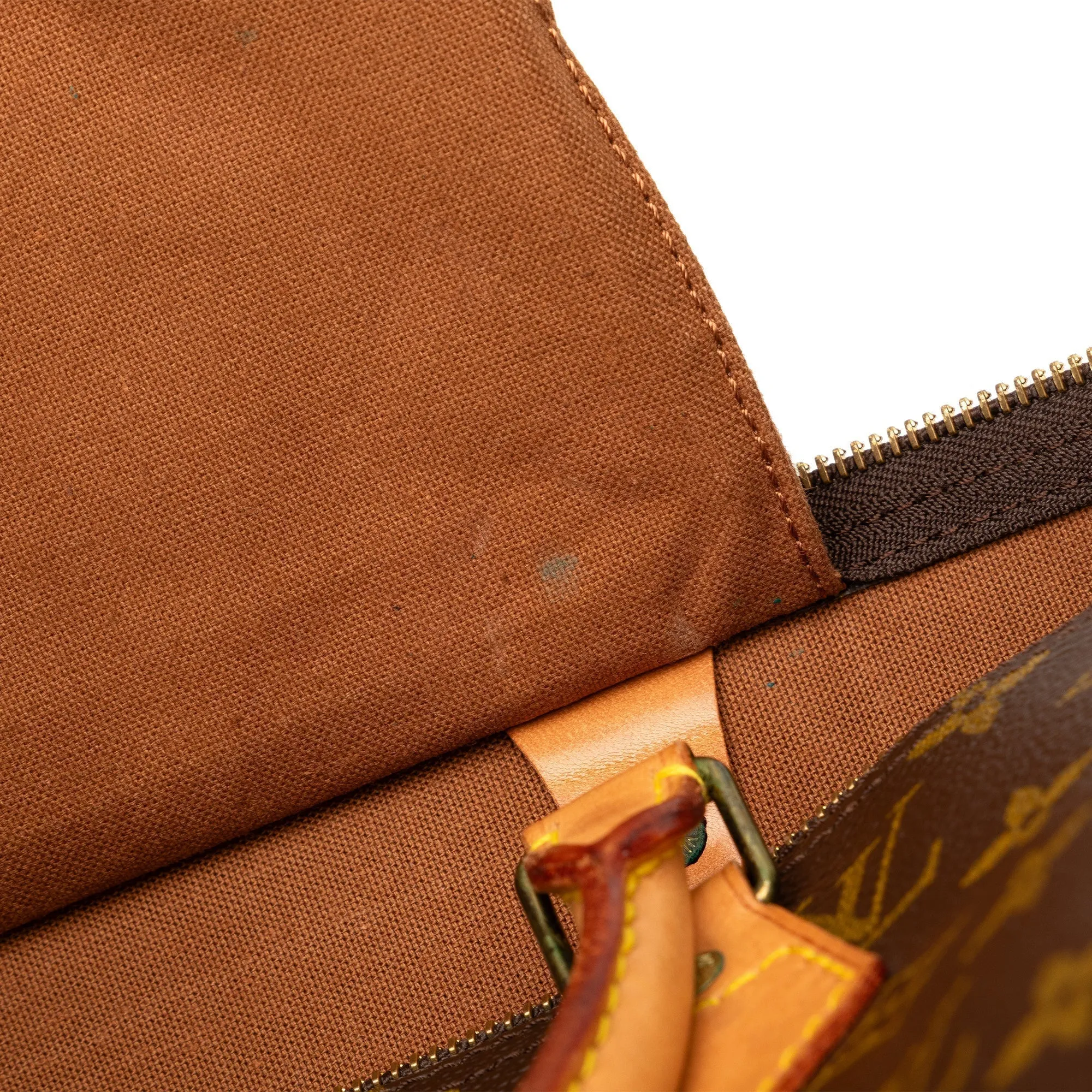 Brown Louis Vuitton Monogram Speedy 40 Boston Bag