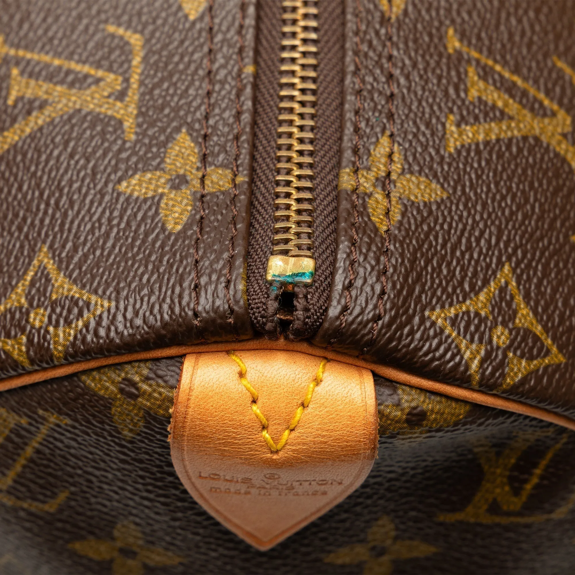 Brown Louis Vuitton Monogram Speedy 40 Boston Bag