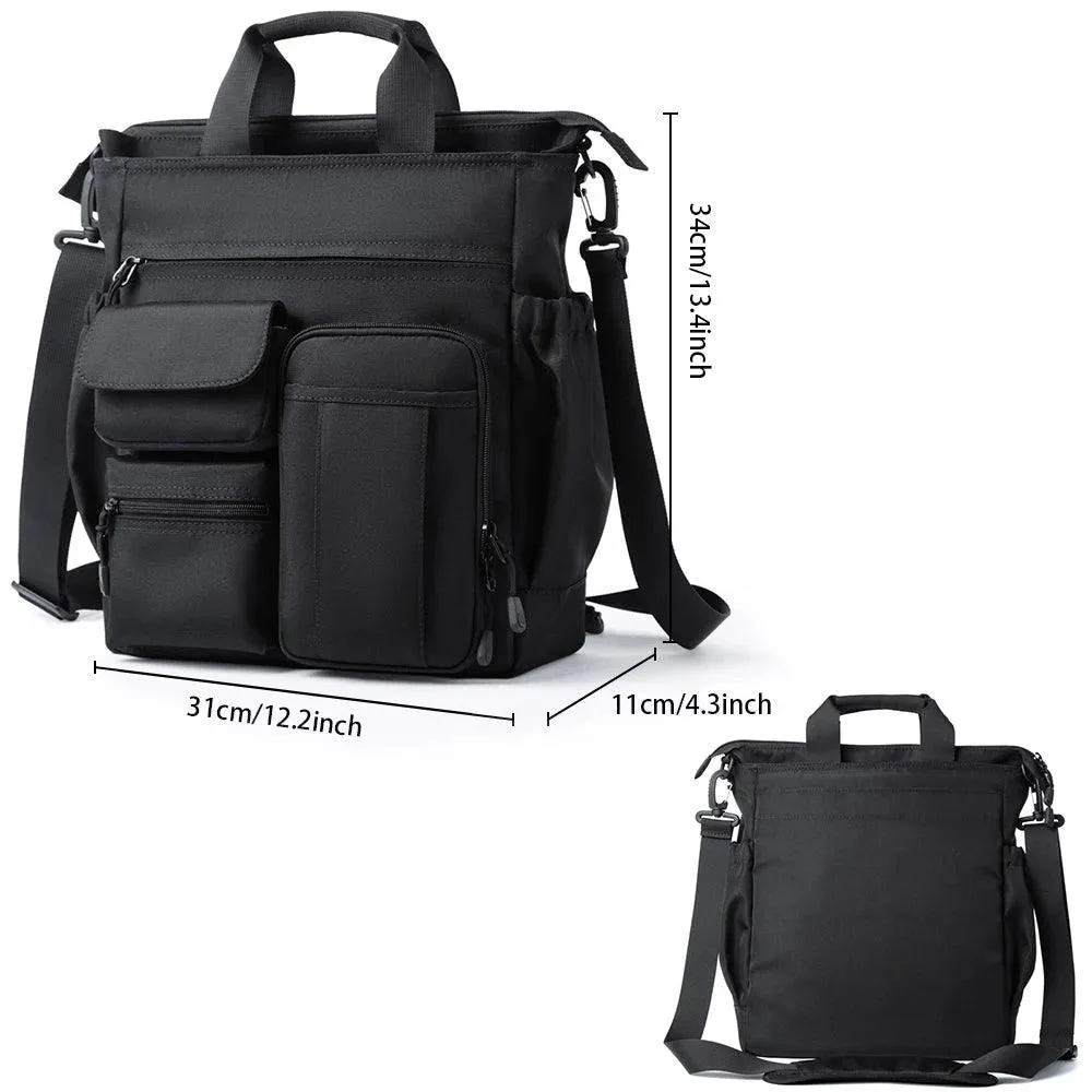 Business Briefcase Multifunction Fashion Shoulder Messenger Bag with USB Port