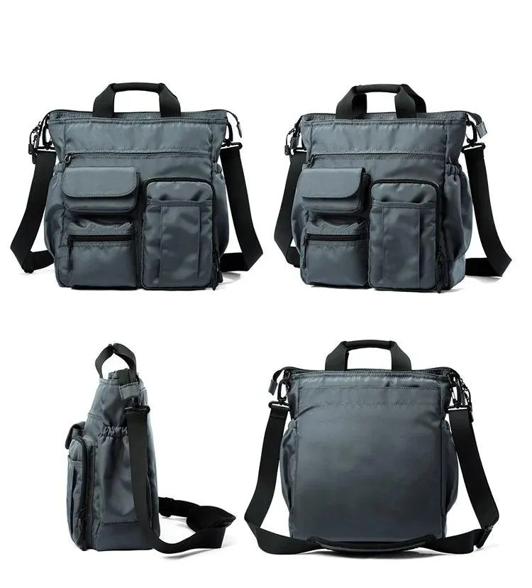 Business Briefcase Multifunction Fashion Shoulder Messenger Bag with USB Port