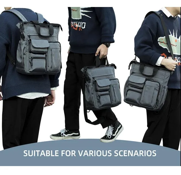 Business Briefcase Multifunction Fashion Shoulder Messenger Bag with USB Port