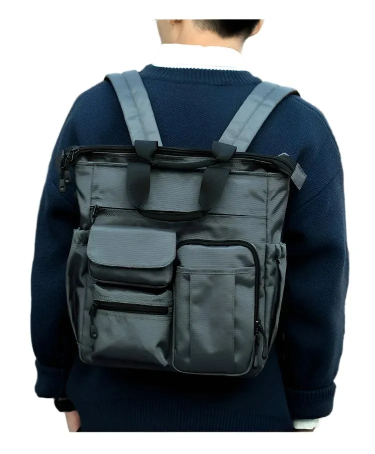 Business Briefcase Multifunction Fashion Shoulder Messenger Bag with USB Port