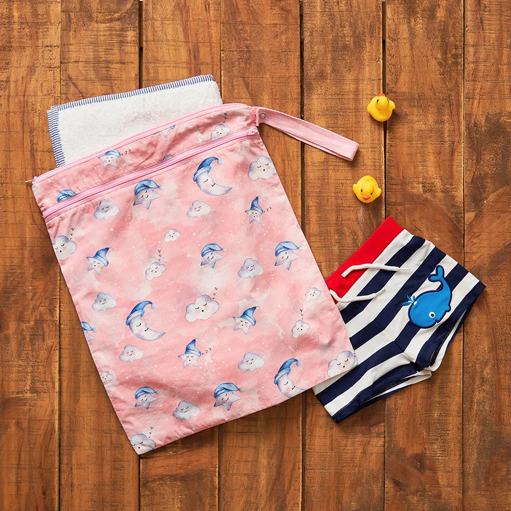 Celestial Organic Wet/Dry Bag - Blue, Pink