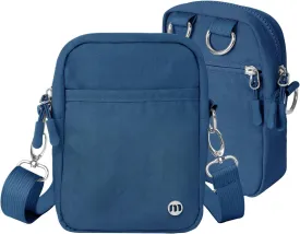 Crossbody Bag Sling bag for Women Men with RFID Card Slot - 5in1 Fanny Packs for Women Cross Body with 2 Adjustable Straps