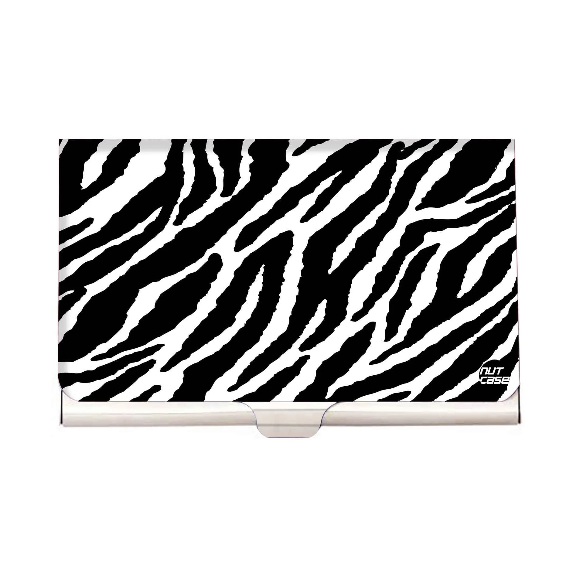 Designer Visiting Card Holder Nutcase - Zebra