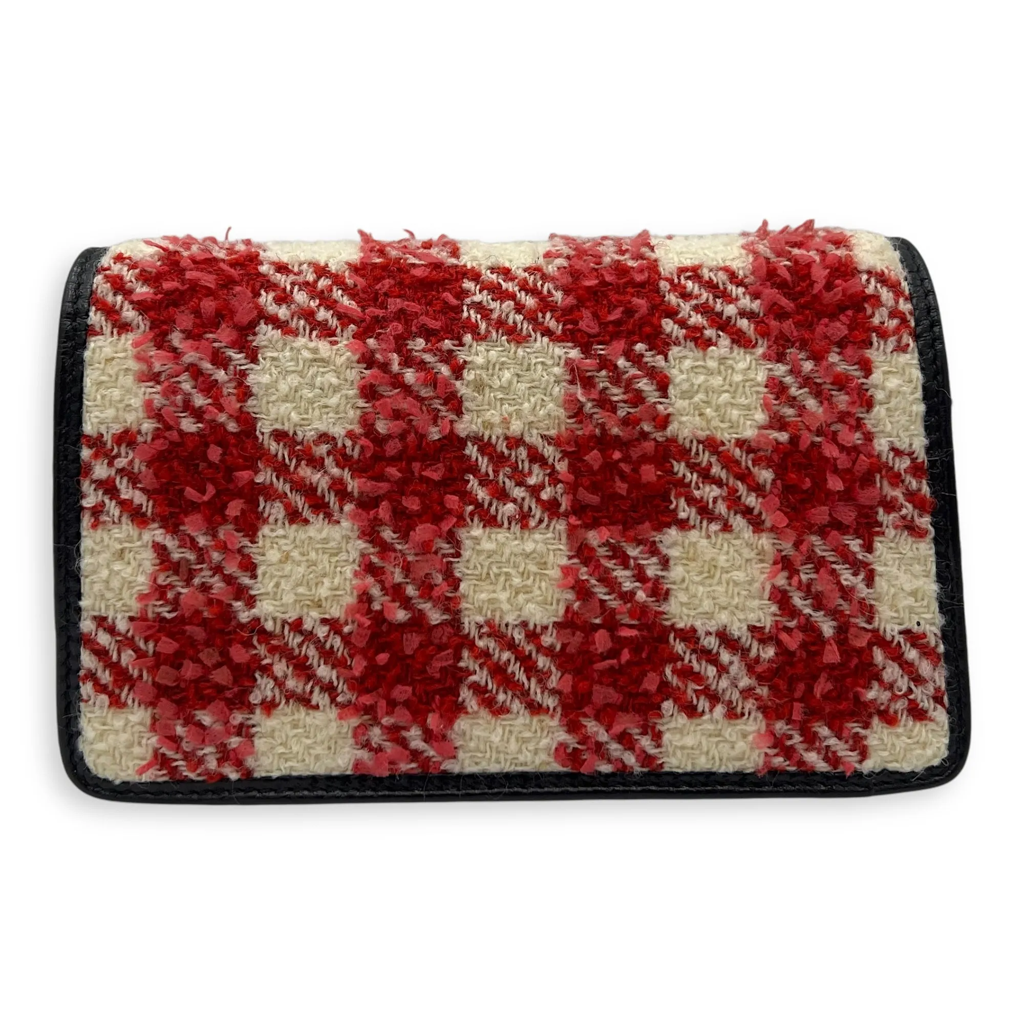 Dionysus Super Mini Red Crossbody Bag in Tweed, Ruthenium hardware