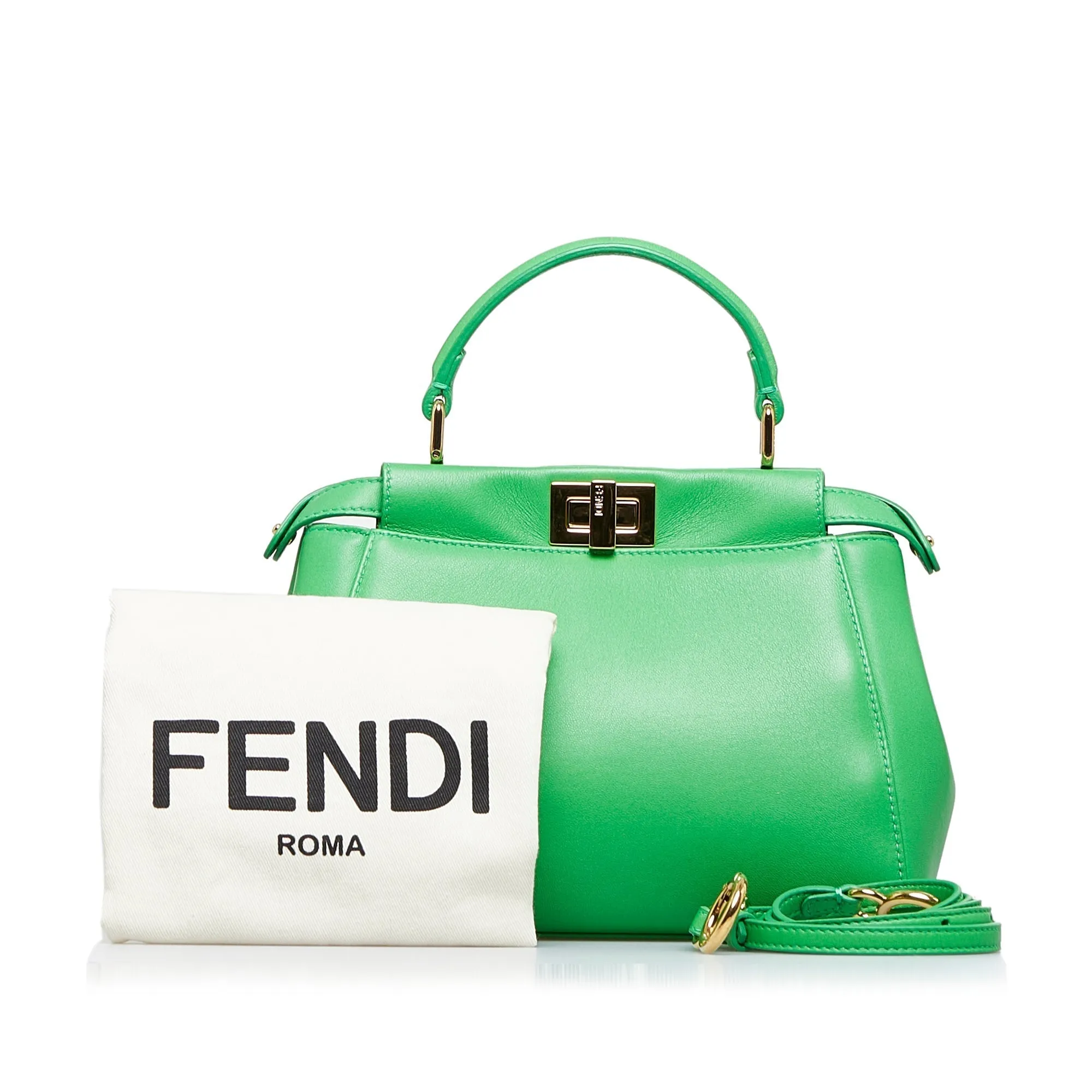 FENDI Mini Peekaboo Satchel