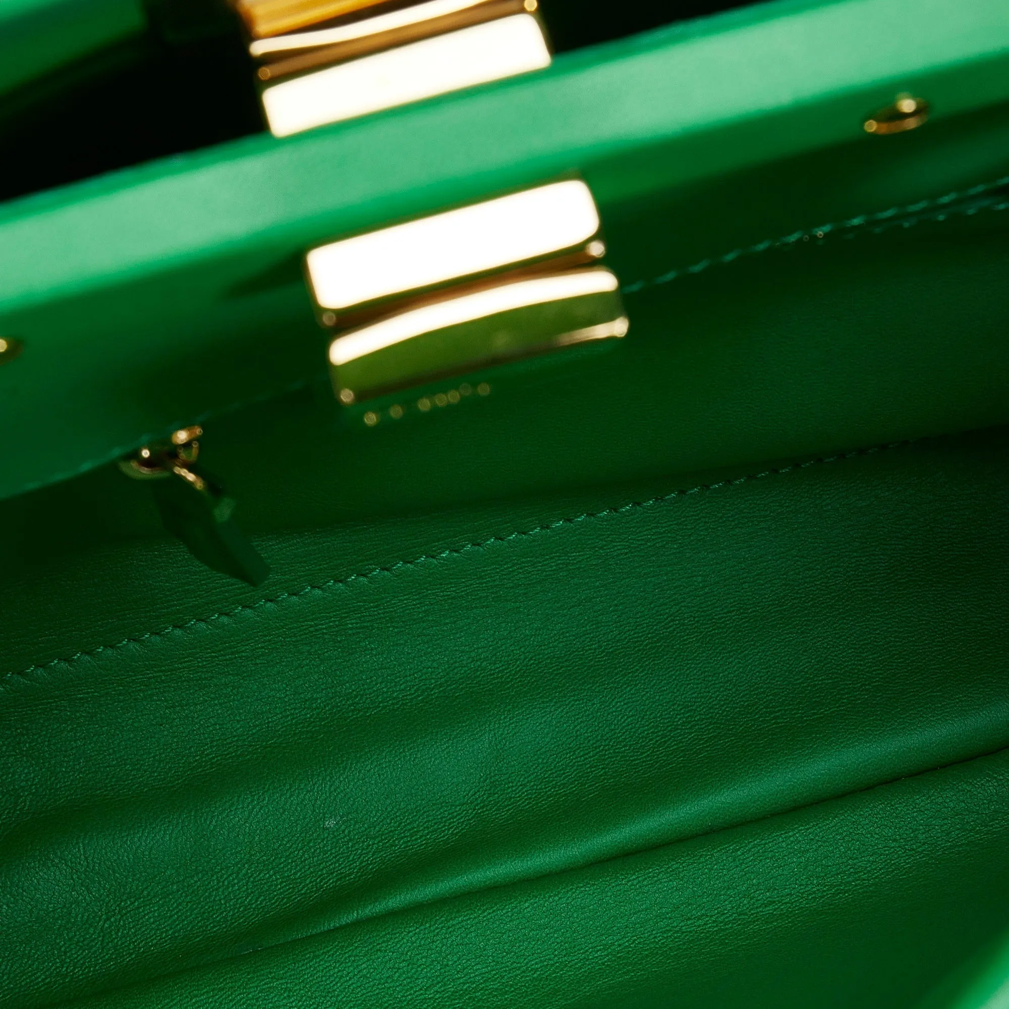 FENDI Mini Peekaboo Satchel