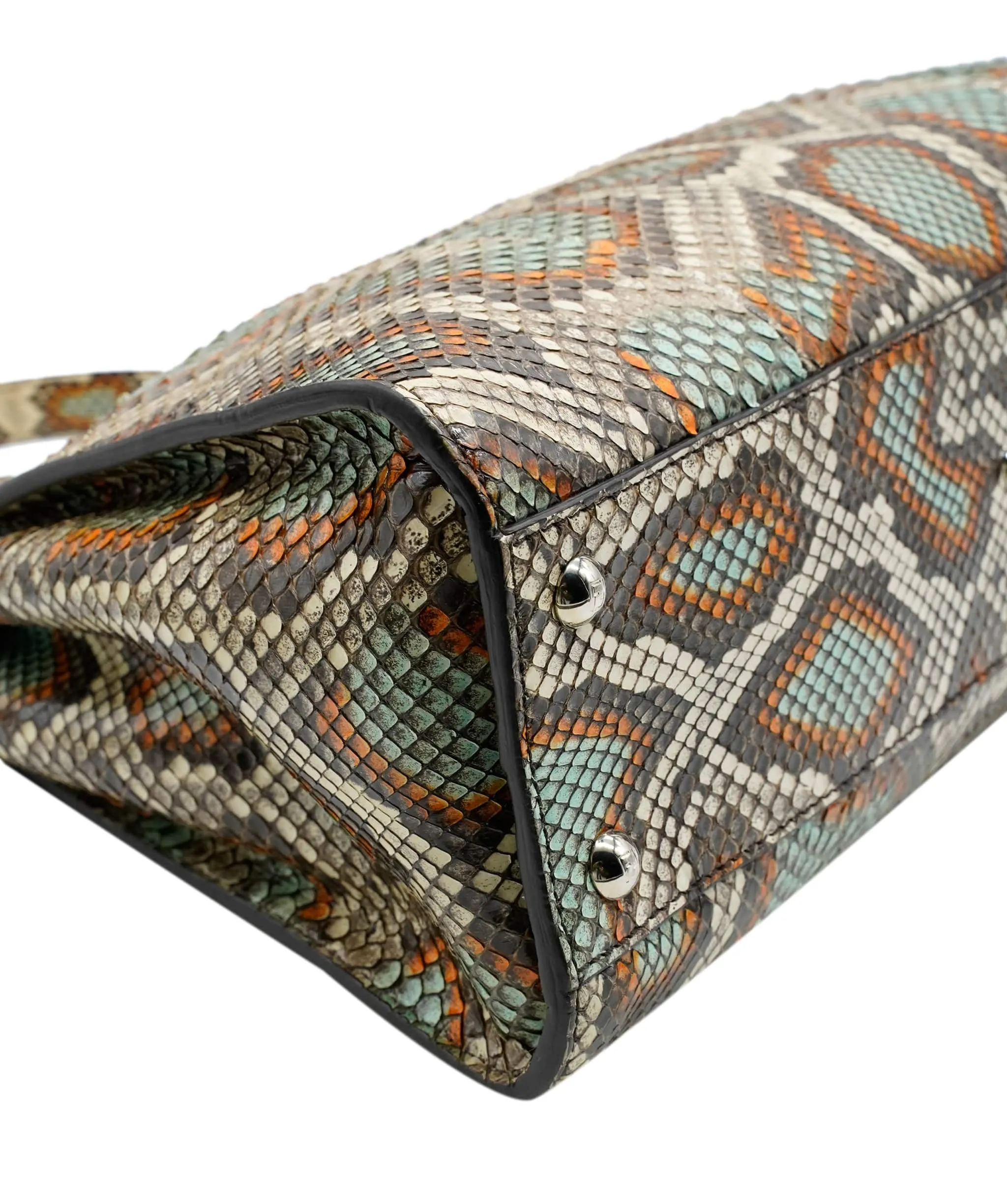 Fendi multi snake peekaboo bag 22.0cmX31.0cm AEC13486-FD