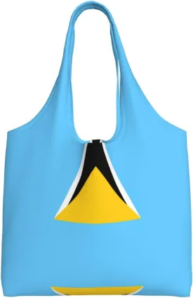 Flag of Saint Lucia Shoulder bag - convenient to carry, suitable for shopping, work and study
