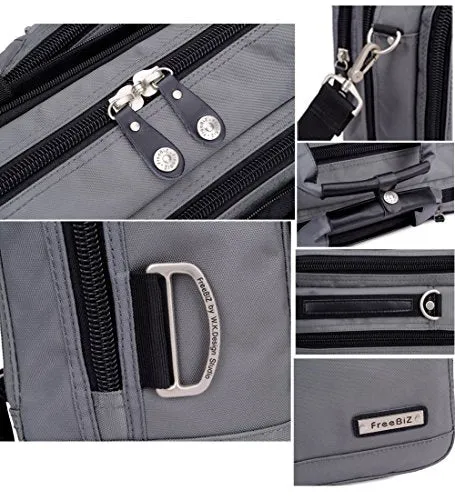 FreeBiz Laptop Bag Convertible Backpack Business Briefcase Messenger Bag Water Resistant Travel