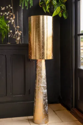 Gold Leafed Effect Floor Lamp