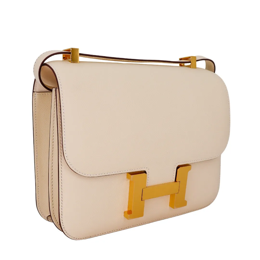 Hermès 24cm Constance Nata Epsom Leather Gold Hardware