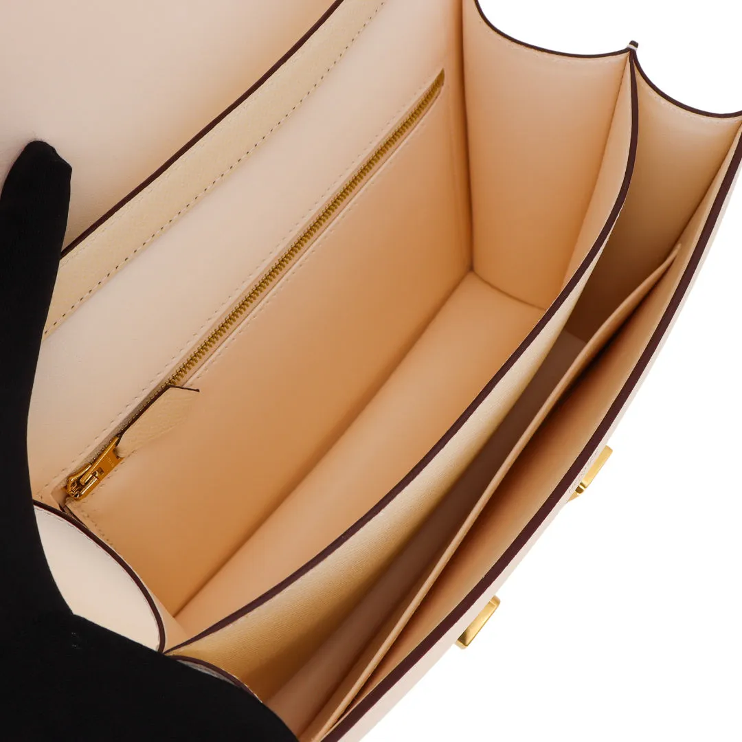 Hermès 24cm Constance Nata Epsom Leather Gold Hardware