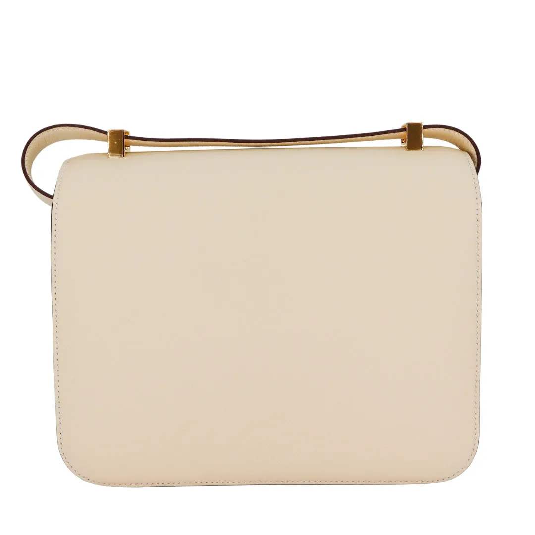 Hermès 24cm Constance Nata Epsom Leather Gold Hardware