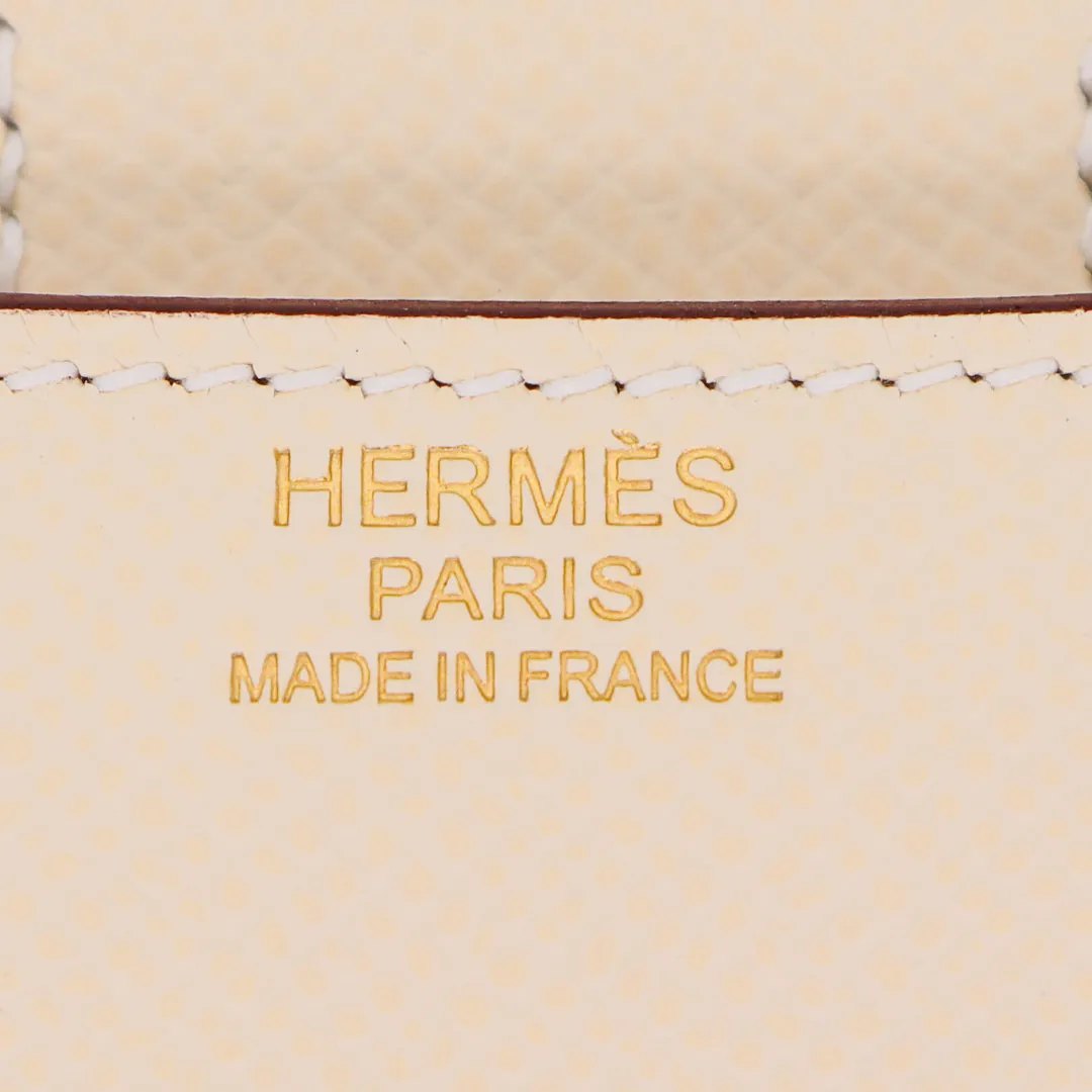 Hermès 24cm Constance Nata Epsom Leather Gold Hardware