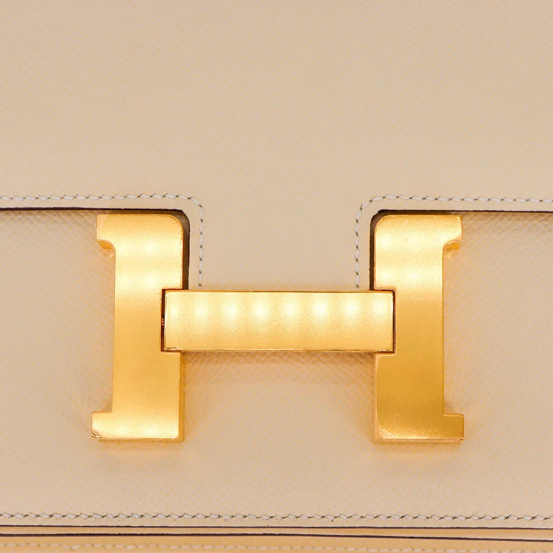 Hermès 24cm Constance Nata Epsom Leather Gold Hardware