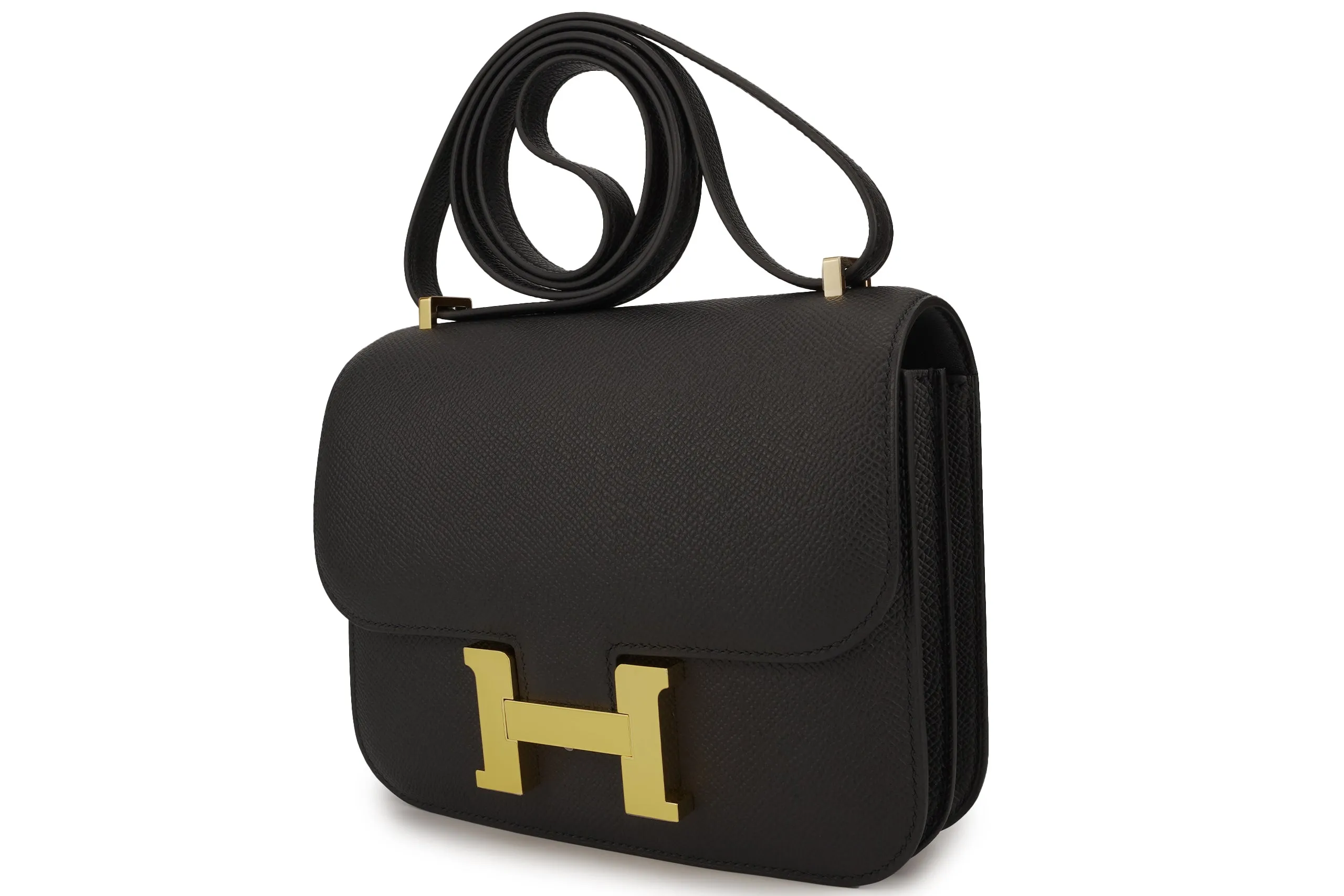 Hermès Constance 18 Mirror Epsom Black GHW