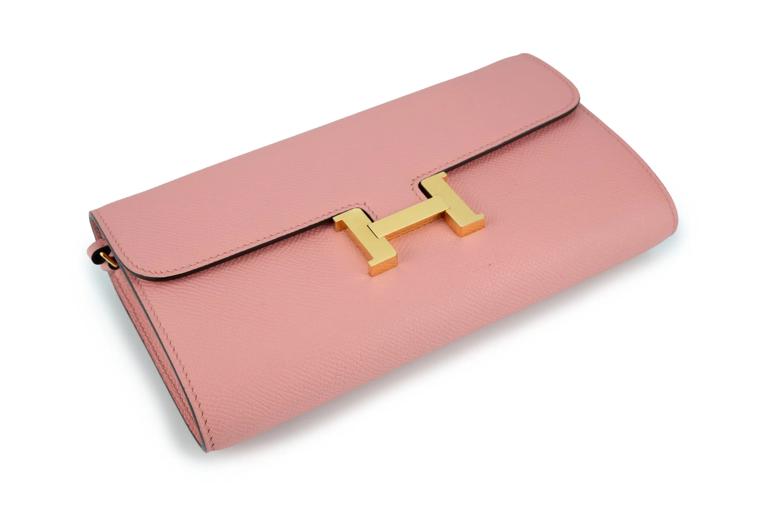 Hermès Constance To-Go Epsom Bubblegum GHW