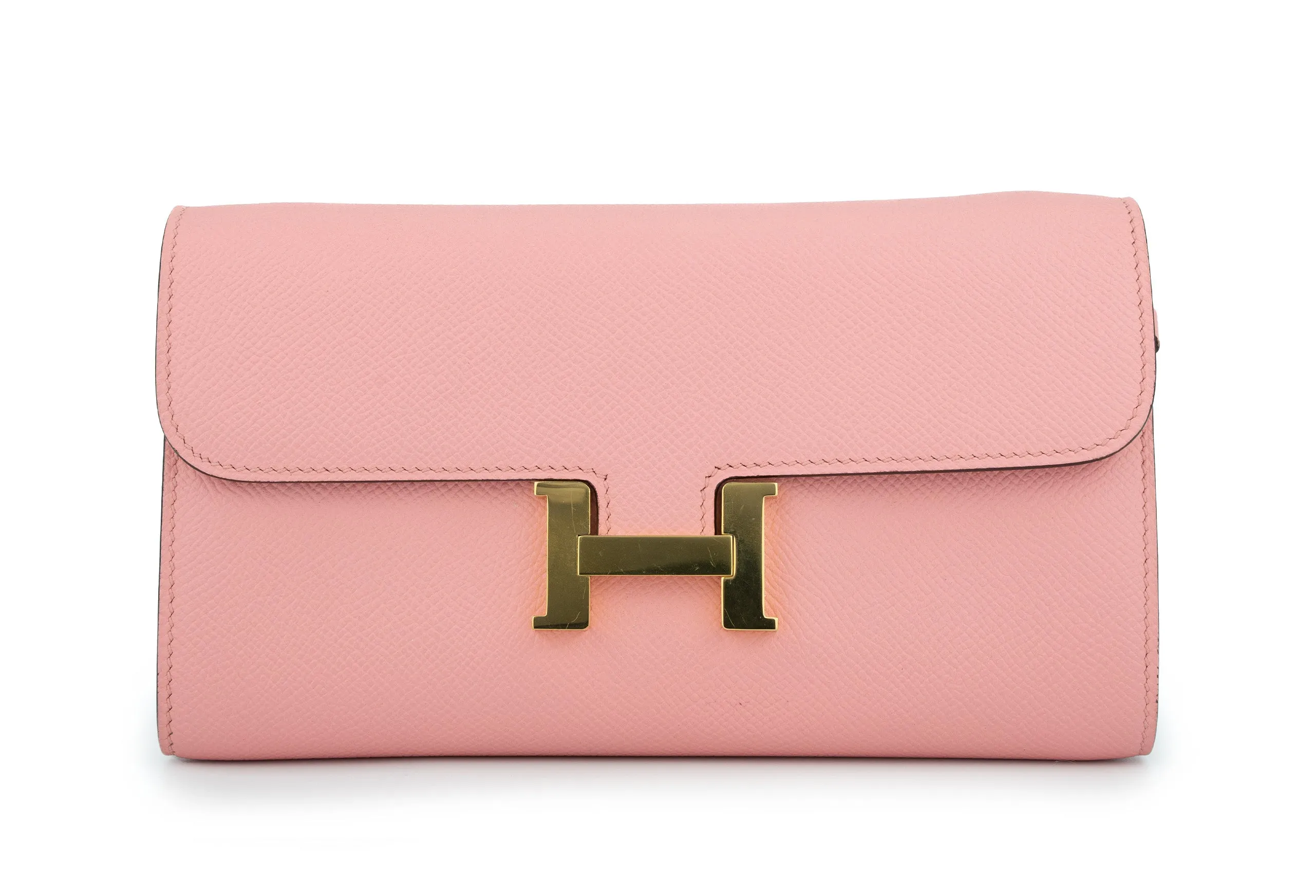 Hermès Constance To-Go Epsom Bubblegum GHW