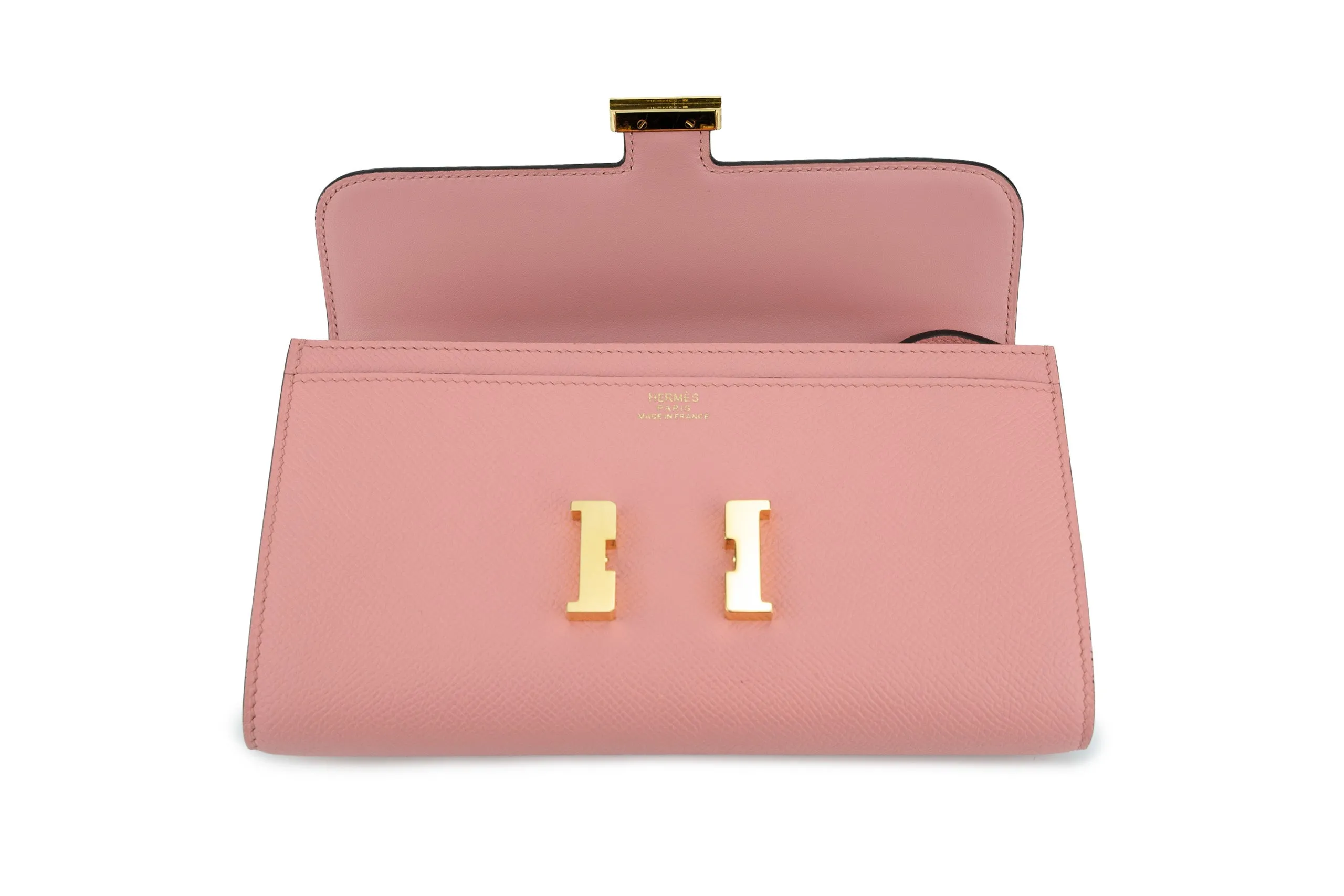 Hermès Constance To-Go Epsom Bubblegum GHW