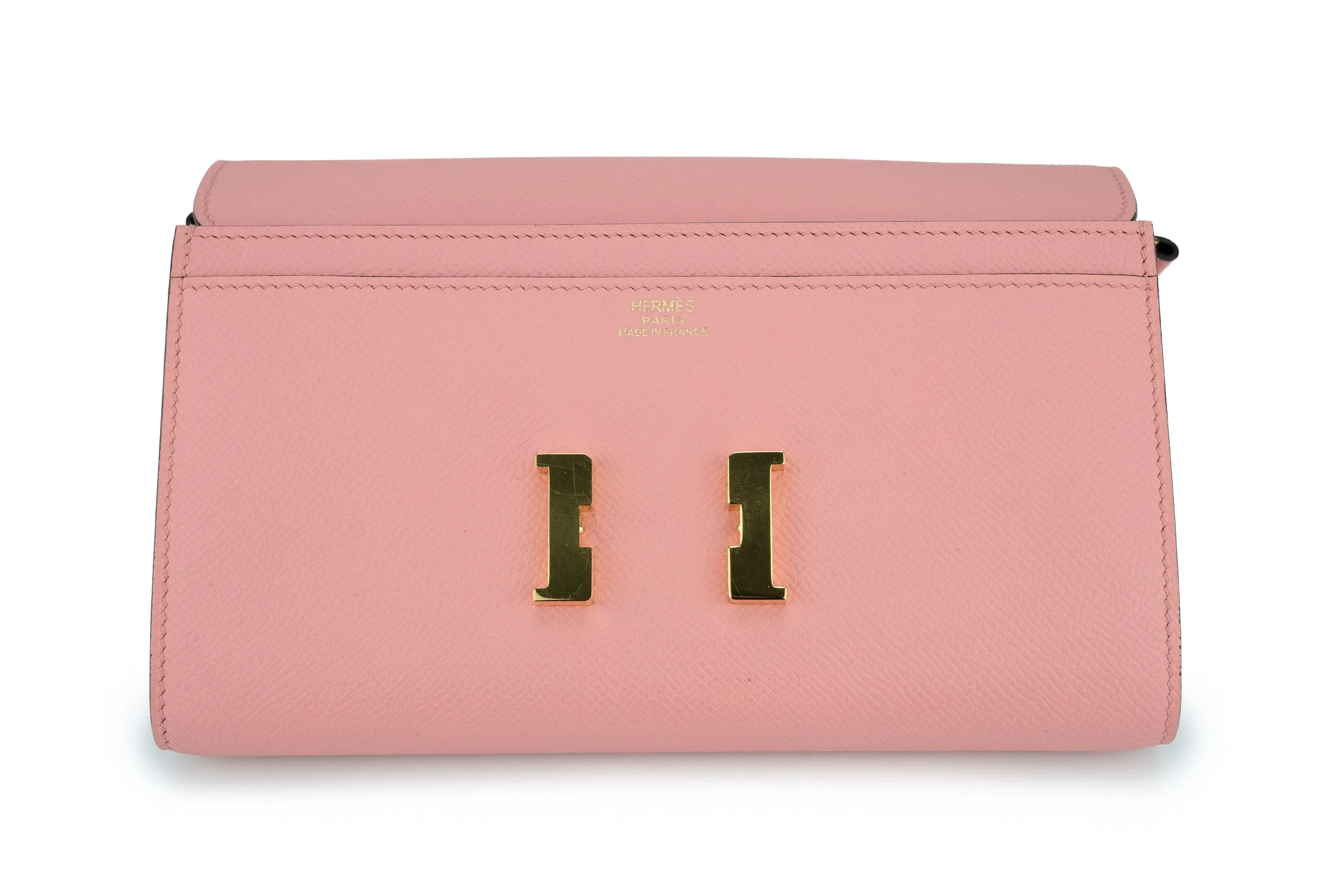 Hermès Constance To-Go Epsom Bubblegum GHW