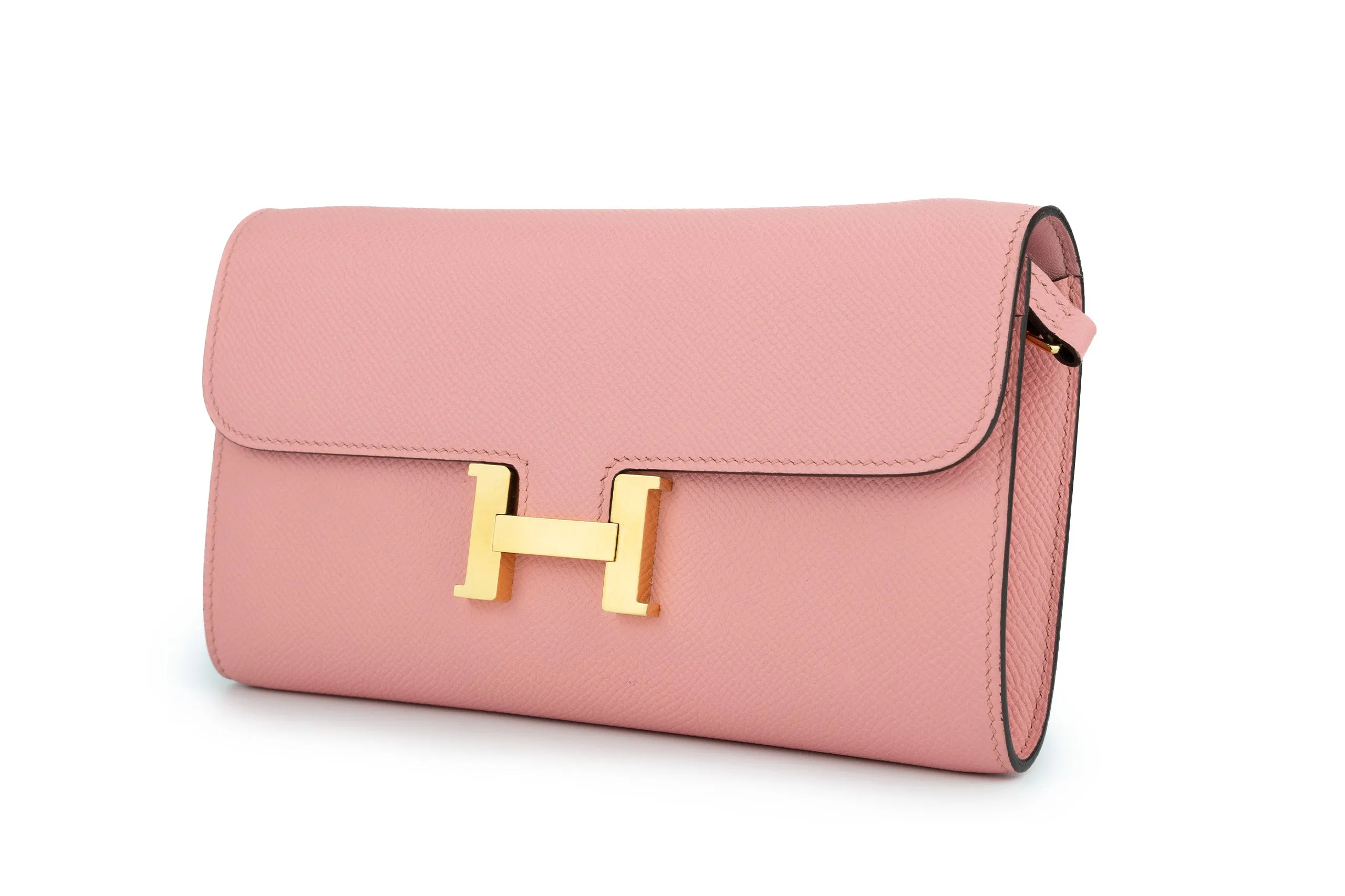 Hermès Constance To-Go Epsom Bubblegum GHW