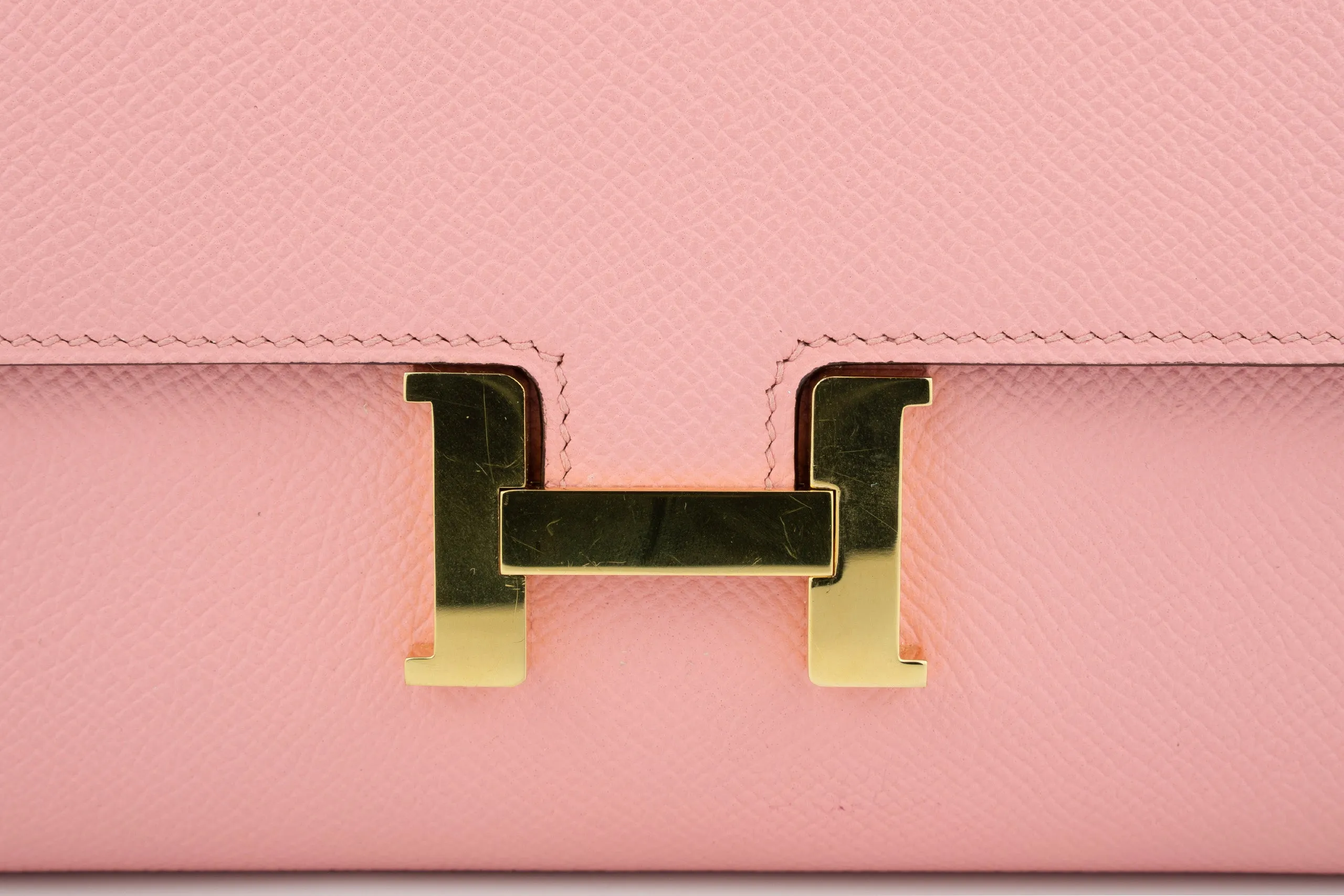 Hermès Constance To-Go Epsom Bubblegum GHW