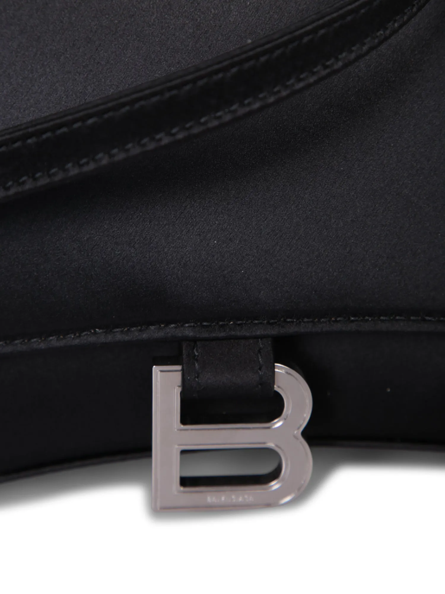 Hourglass small black bag