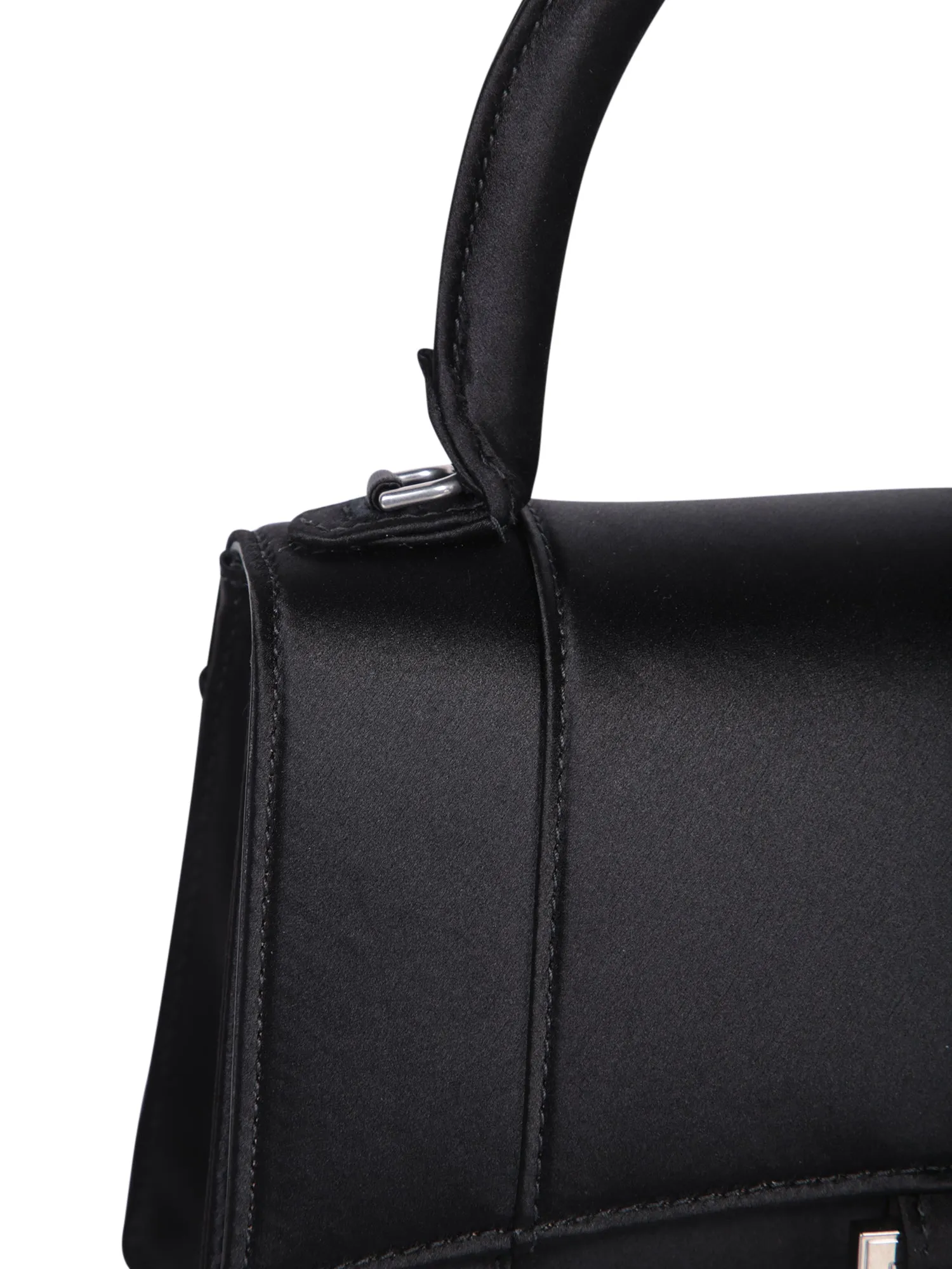 Hourglass small black bag