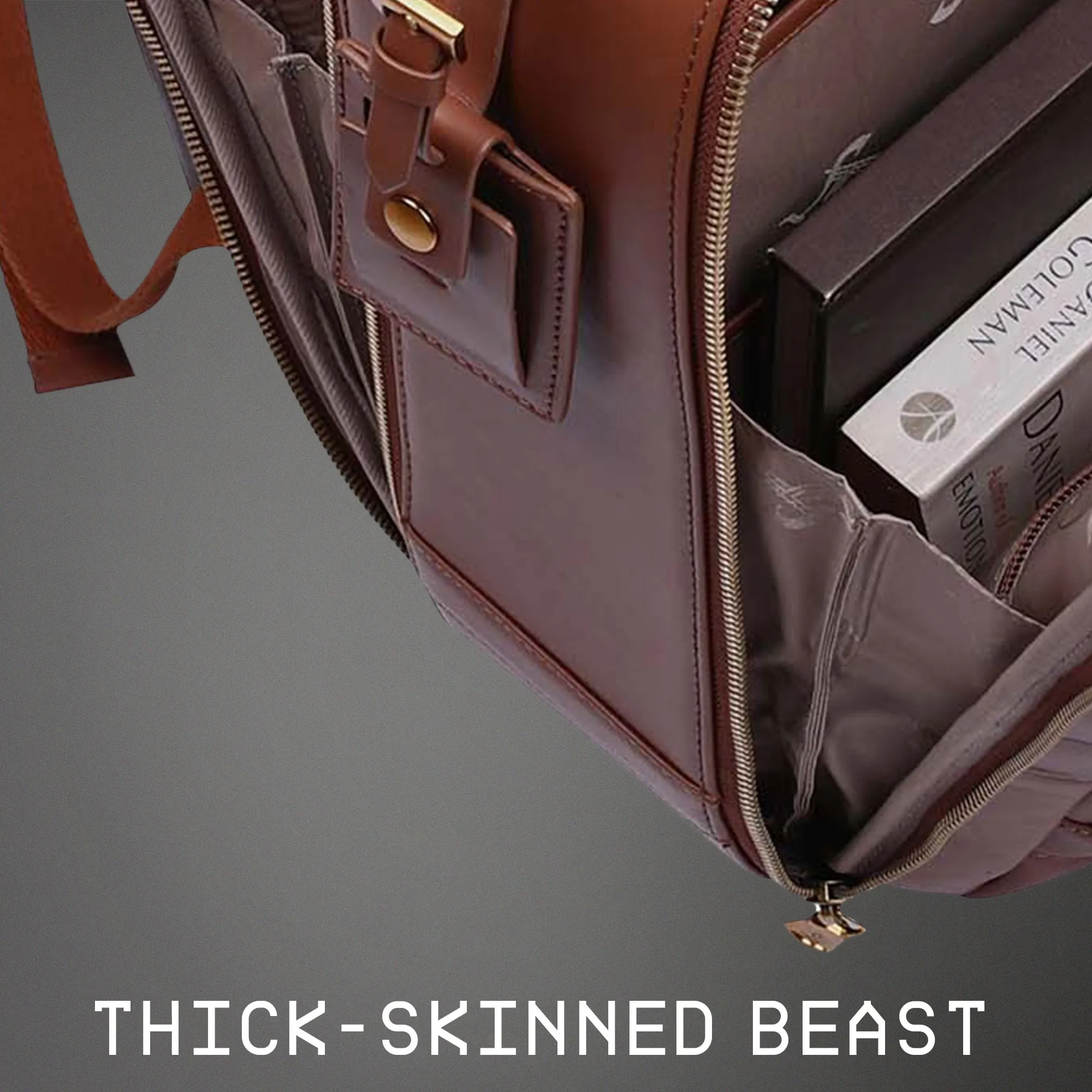 Jacob V 2.0 | Leather Backpack for Men | 100% Genuine Leather | Lifetime Service Warranty | Color: Tan