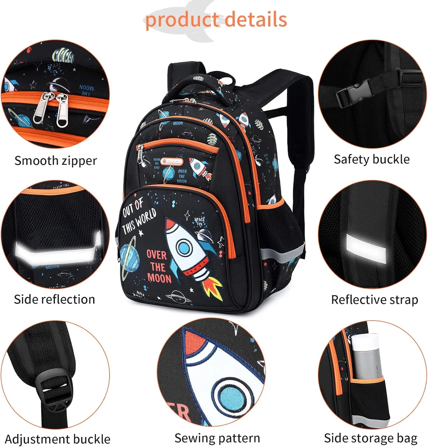 Kids Backpack for Girls Preschool Elementary Kindergarten School Bag 15.6 Multifunctional Cute Large Capacity