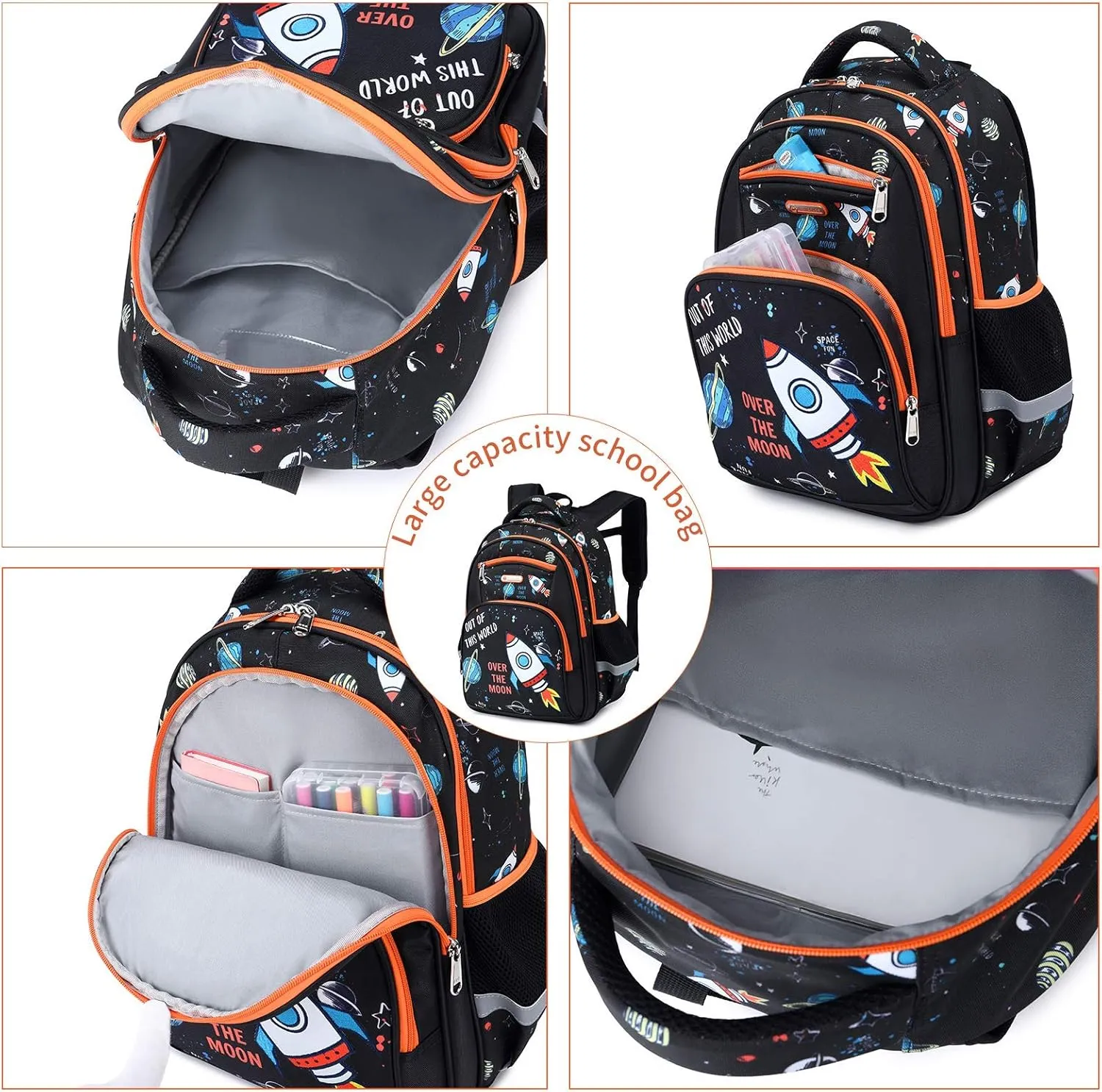 Kids Backpack for Girls Preschool Elementary Kindergarten School Bag 15.6 Multifunctional Cute Large Capacity