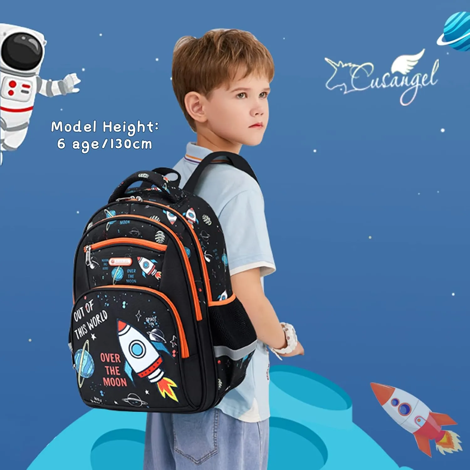 Kids Backpack for Girls Preschool Elementary Kindergarten School Bag 15.6 Multifunctional Cute Large Capacity