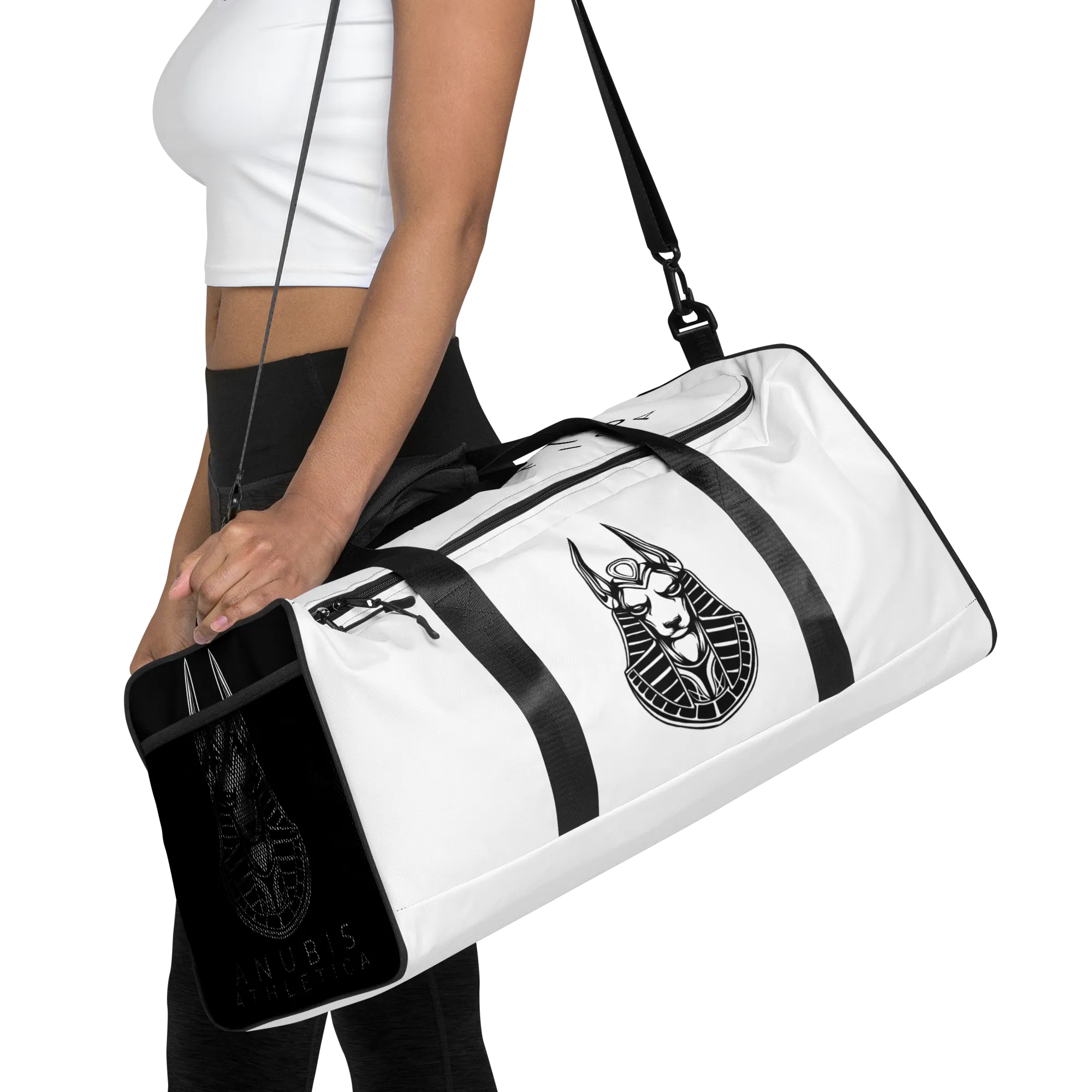 Large Duffle Bag White