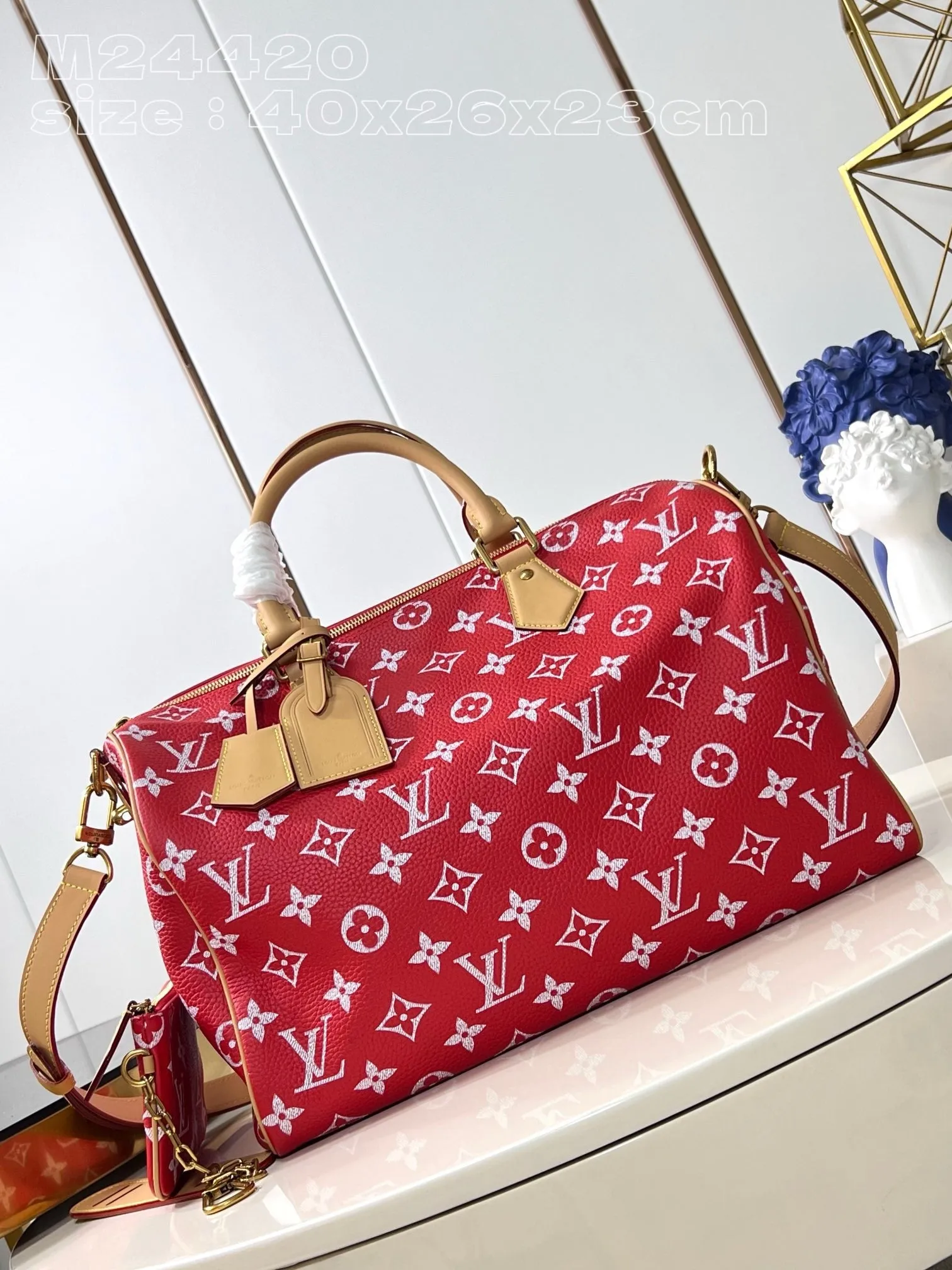 LB981 Speedy P9 Bandoulière 40 / 15.7 x 10.2 x 9.1 inches / HIGHEST QUALITY VERSION