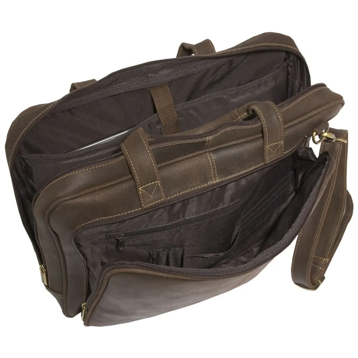 Ledonne Leather Distressed Laptop Brief