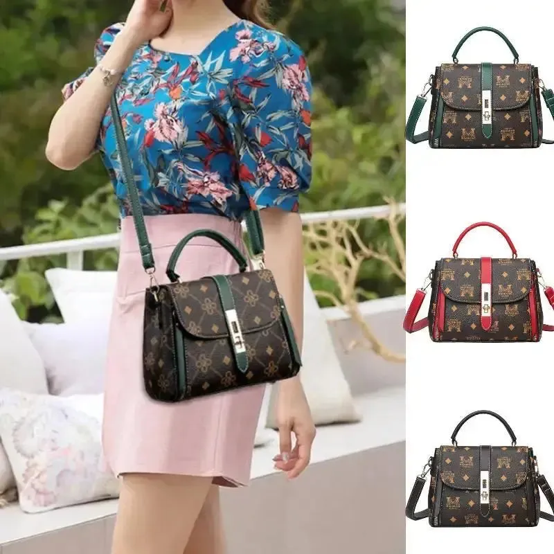 Letter Print Fashion Shoulder Bag Large Capacity Crossbody Handbag