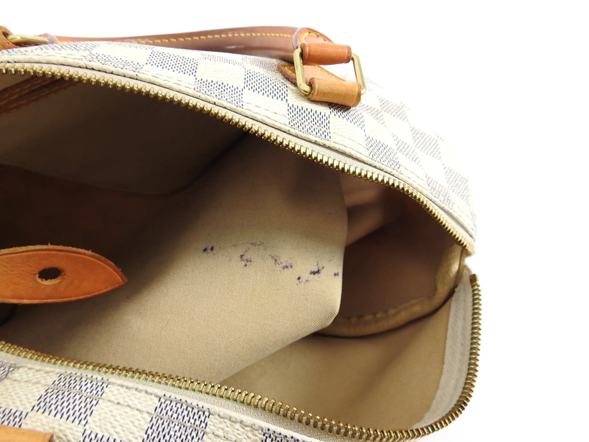 Louis Vuitton Damier Azur Speedy 30 Doctor Bag
