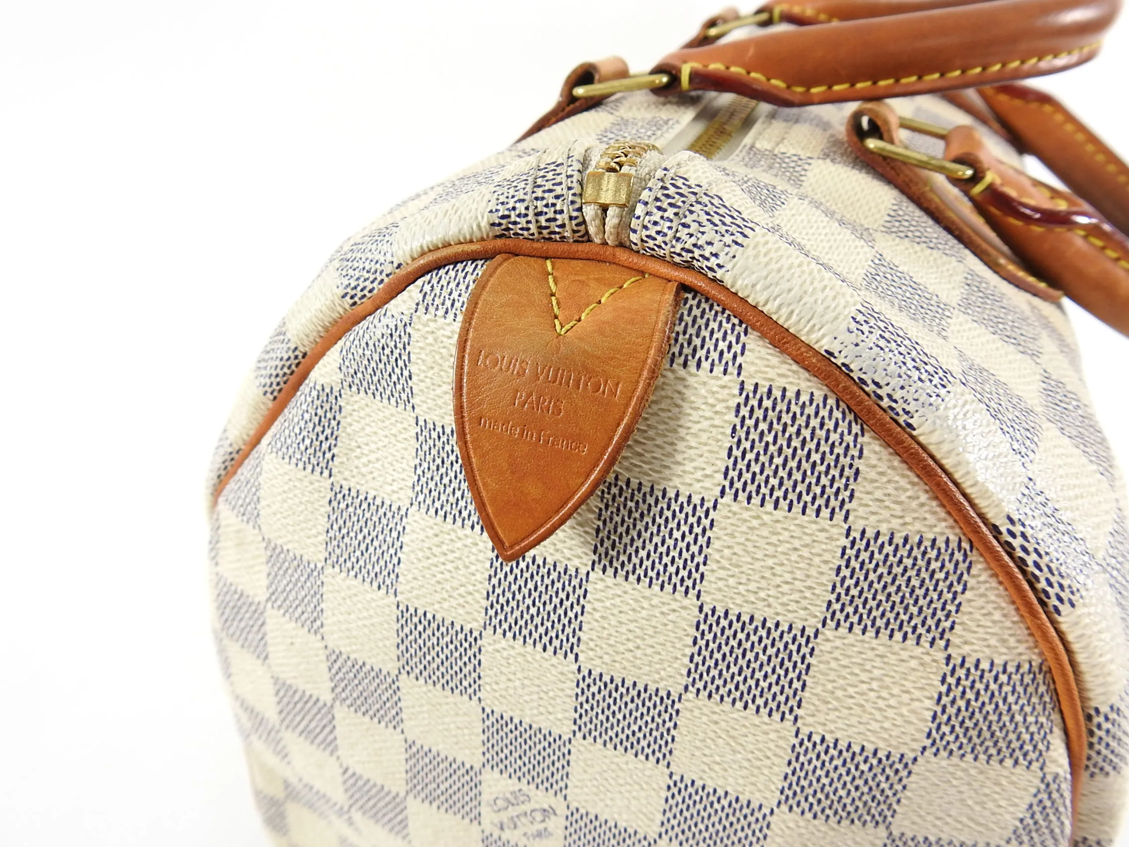 Louis Vuitton Damier Azur Speedy 30 Doctor Bag