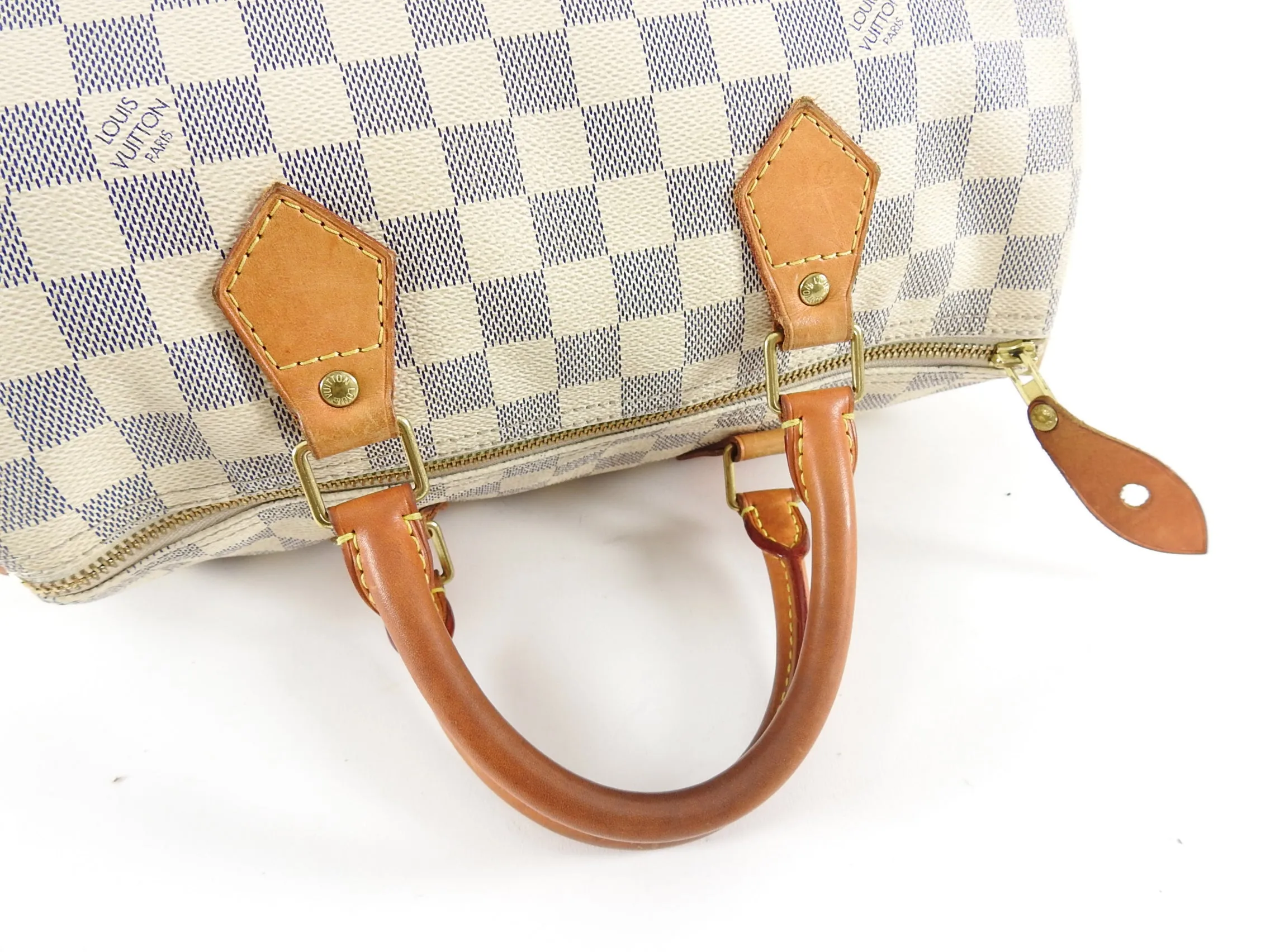 Louis Vuitton Damier Azur Speedy 30 Doctor Bag