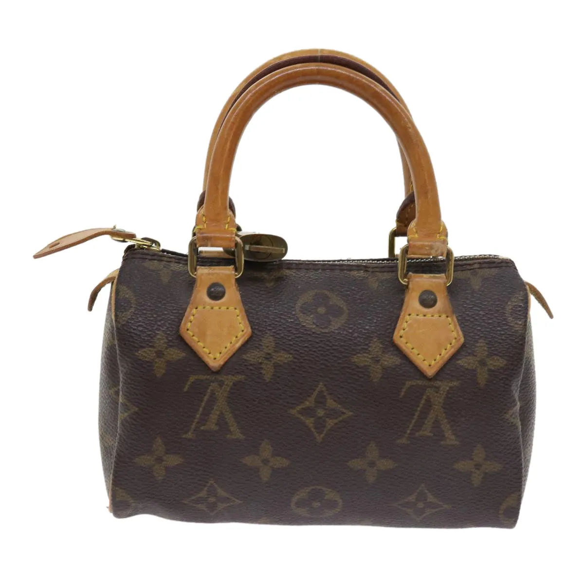 Louis Vuitton Mini Speedy  Canvas Handbag ()