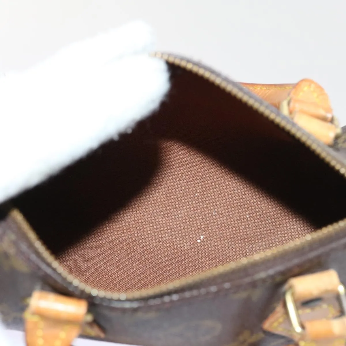 Louis Vuitton Mini Speedy  Canvas Handbag ()