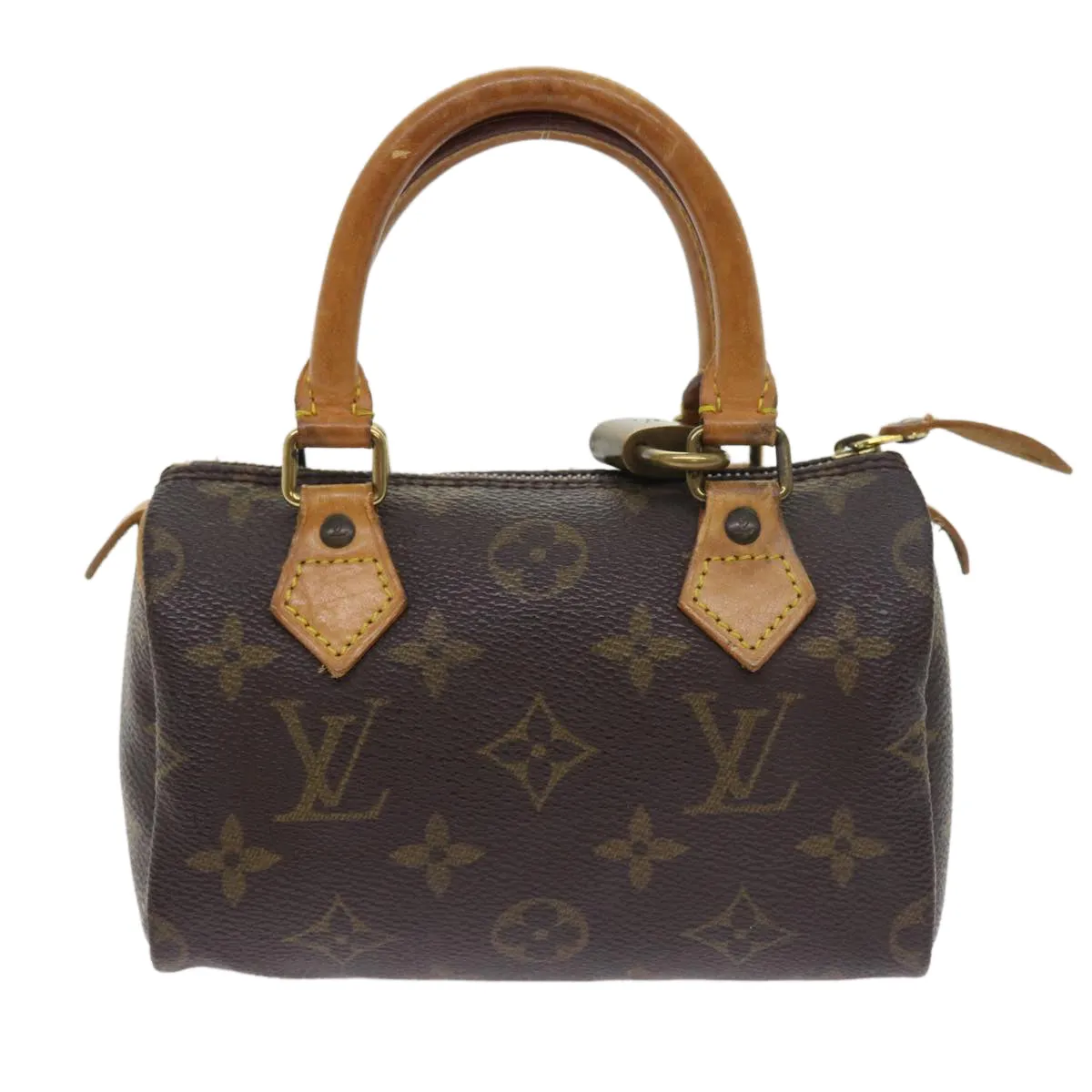 Louis Vuitton Mini Speedy  Canvas Handbag ()