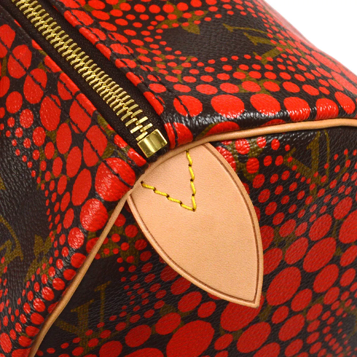 LOUIS VUITTON SPEEDY 30 HANDBAG KUSAMA YAYOI PUMPKIN DOT